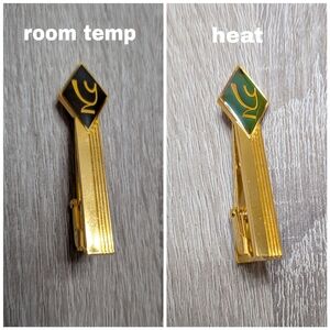 Temperature Sensitive Color Changing Japanese Tie Clip